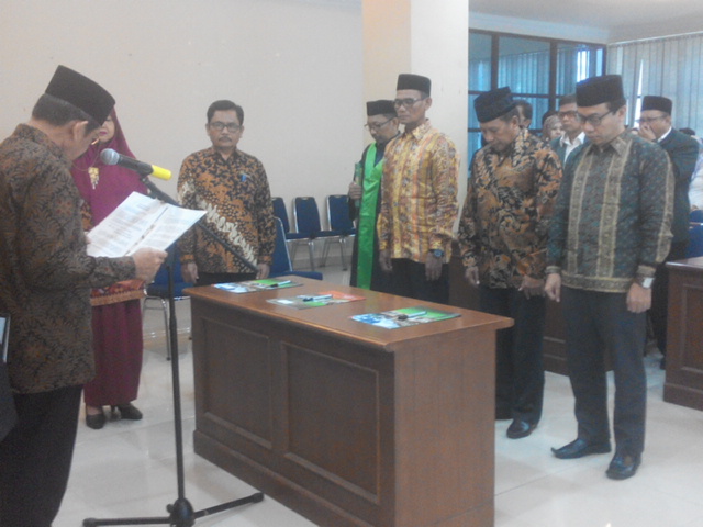 Gambar Rektor UIN Alauddin Makassar Lantik 3 Pejabat Baru